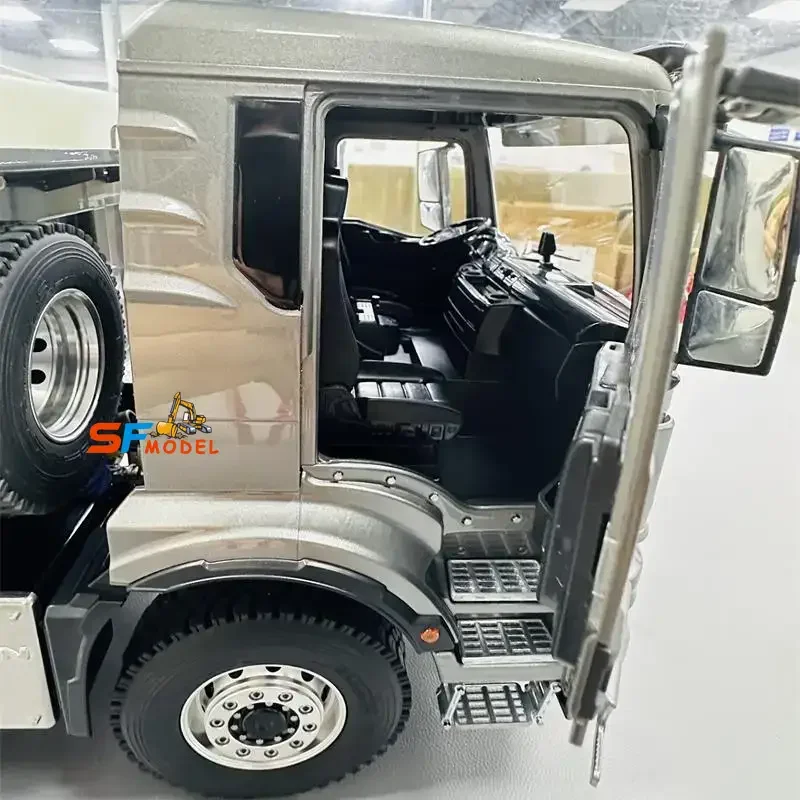 1/14 8×8 MAN-TGS RC Truck Remote Control Dump Truck RTR Version with PL18EV Remote Control Light and Sound System Boys Toy Truck 3