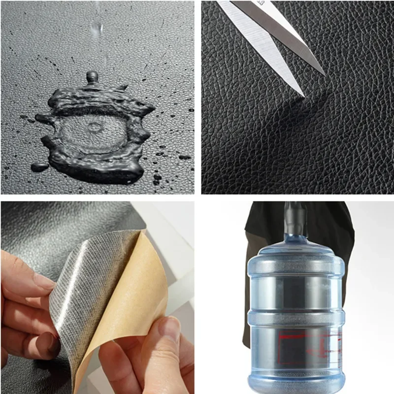 Self Adhesive Leather for Sofa Repair Patch Leather Table Chair Sticker Seat Bag Shoe Bed Fix Mend PU Artificial Skin leather patch leather repair patch self adhesive leather sticker