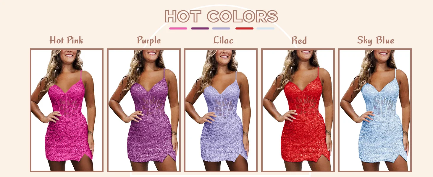 Vestidos de fiesta de graduación con lentejuelas brillantes para adolescentes 2024, cortos, ajustados, con apliques, minivestido formal