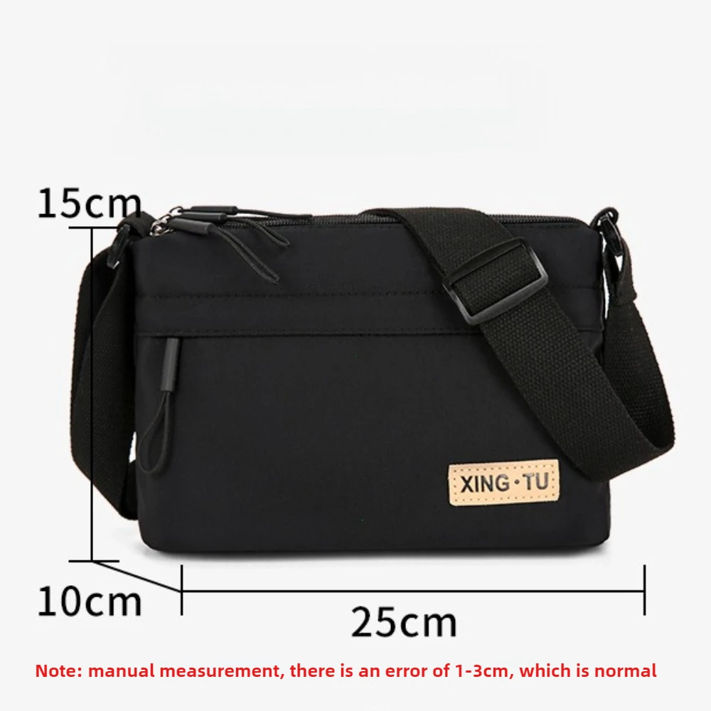 Casual Oxford Crossbody Bag Solid Color Large Capacity Shoulder Bag Soft Fabric High Quality Messenger Bag Women Сумка Женская