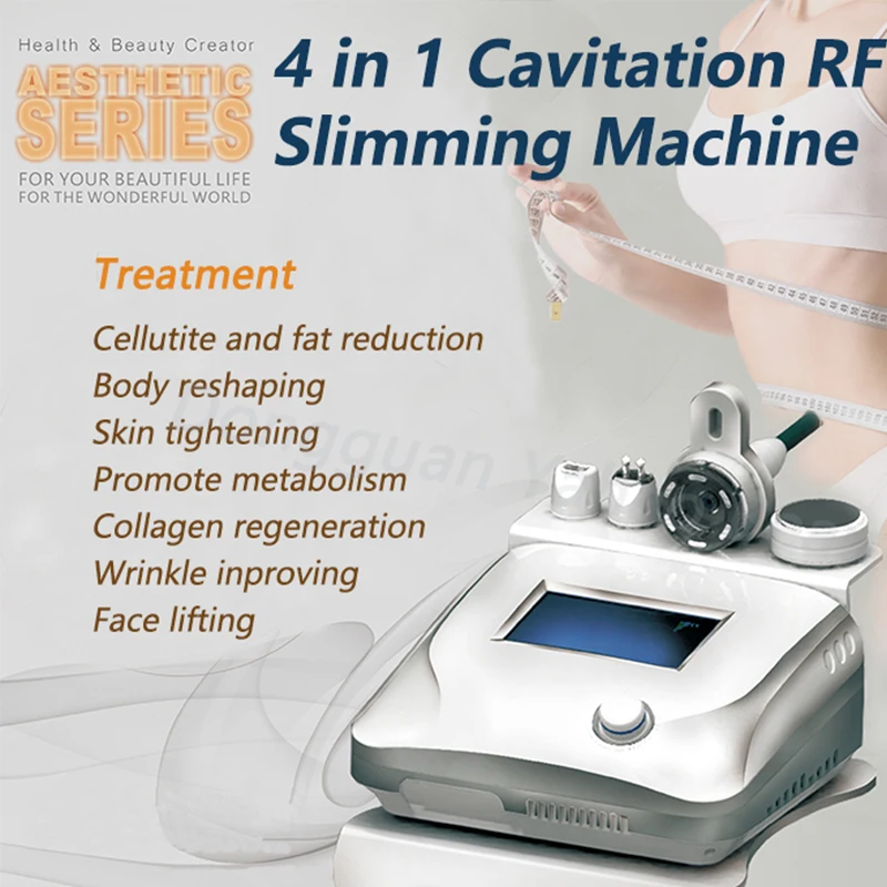 

40K Radio Frequency Cavitation Fat Reduction Body Anti-aging Ultrasonic Liposuction Wrinkle Removal Slimming Beauty Machine