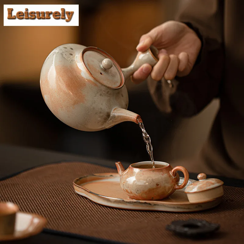 Wood-fired Porcelain Tea Warmer Holder Candle Heater Stove Household Kettle Stand Boiling Water Carbon Furnace Tea Items Set