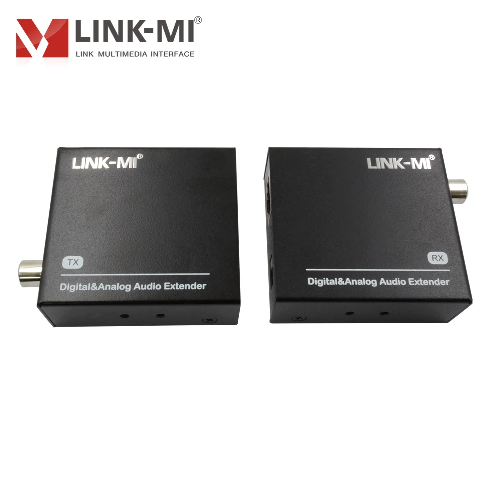 Фото Цифровой/аналоговый аудиоудлинитель LINK-MI 500 м, поддержка Cat5e/6 аналоговых, цифровых коаксиальных, оптических Toslink, автоматическая проверка звука №4
