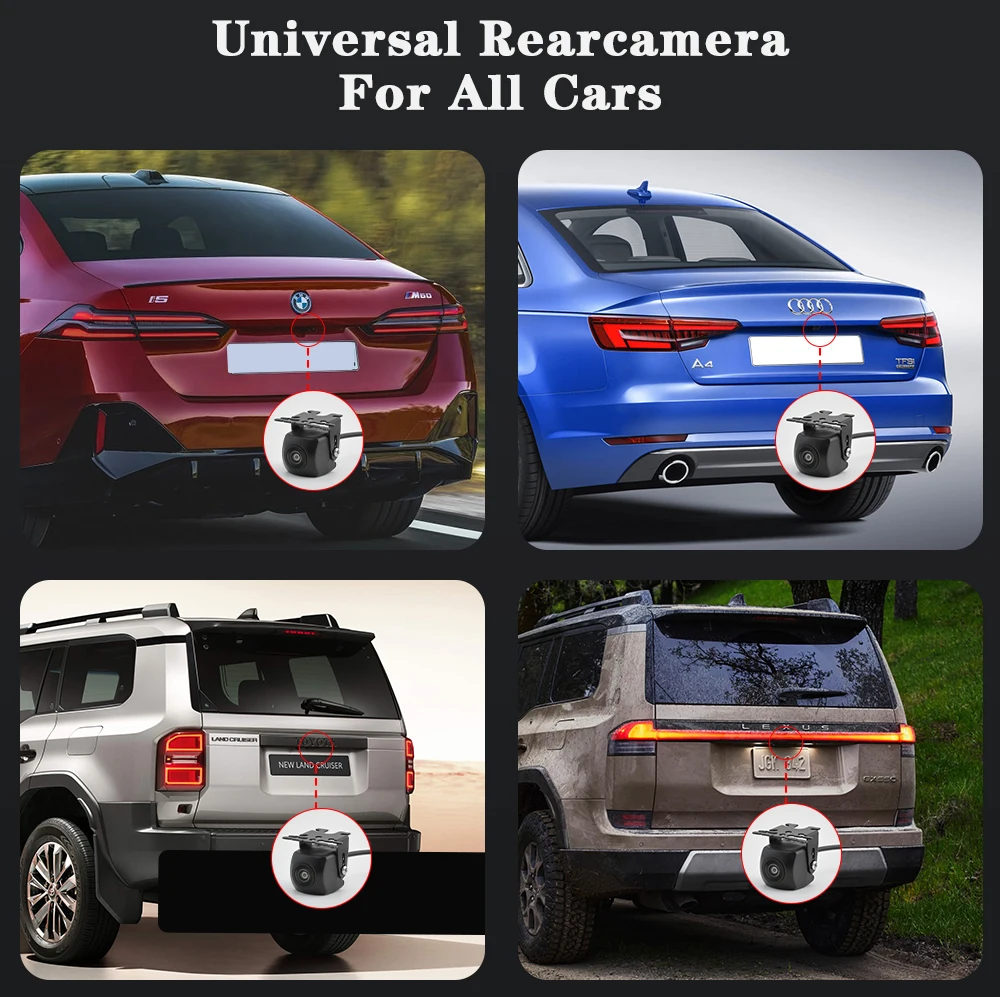 AUTOTOP AHD 1920×1080P Universelle Rückfahrkamera mit Full HD Nachtsicht 160 ° Fisheye-Linse wasserdicht – Detail 9