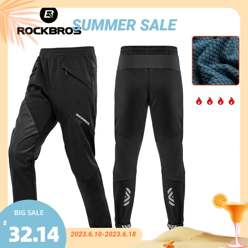 Cycling Pants Men Winter Windproof Rockbros Cycling Pants Winter