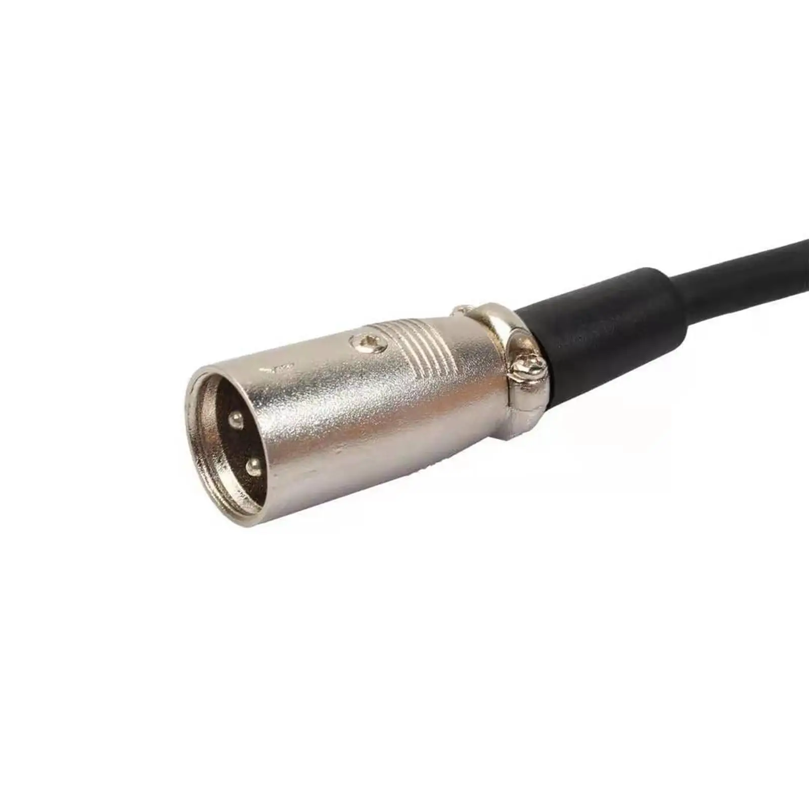 XLR 3 Pin Male to Dual RCA Male Plug Cable Adapter Mic Audio Speaker Y Splitter
