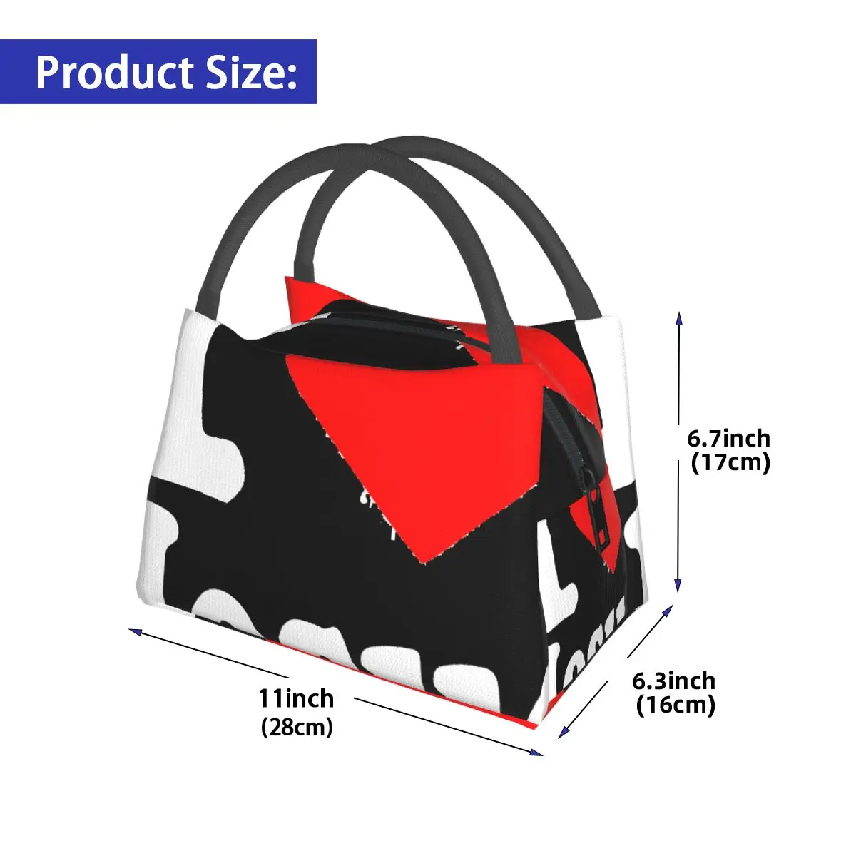 I Love Jesus Logo Portable insulation bag for Cooler Thermal Food Office Pinic Container