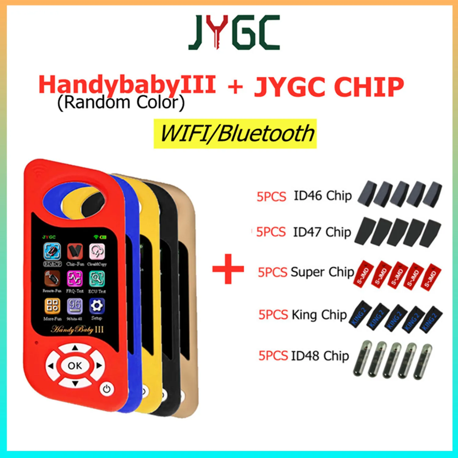 JYGC Handy Baby3 WIFI/Bluetooth Car Key Copier Auto Key Programmer