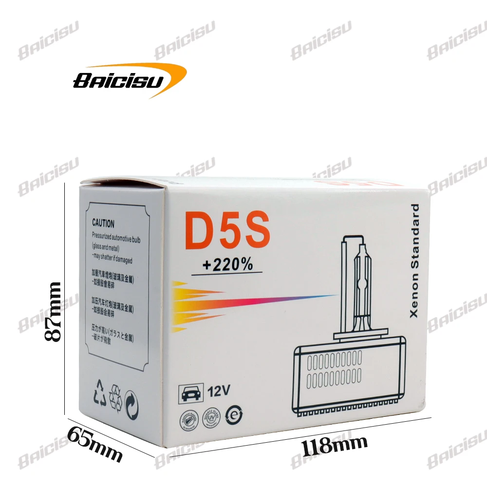 High bright Xenon Lamp D5S bulb Genuine 6000K 35W 12V HID Bulb Headlight for headlight headlamp fit for Audi Chevrolet GMC 3F19