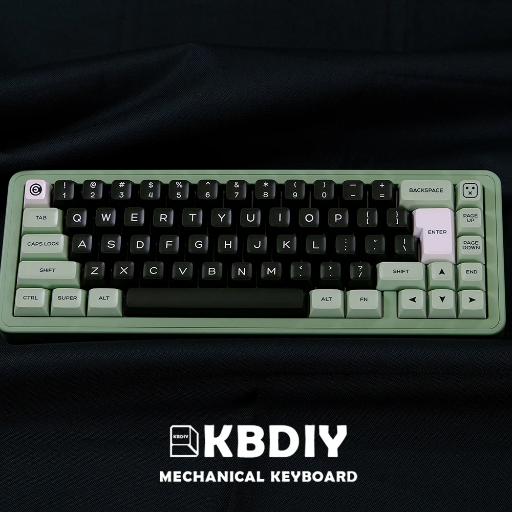 Kbdiy-custom SA Perfil Pbt Duplo Tiro Teclado Mecânico para Jogos 161 Teclas para Interruptor mx Gmk67 61 64 84 980 Salão