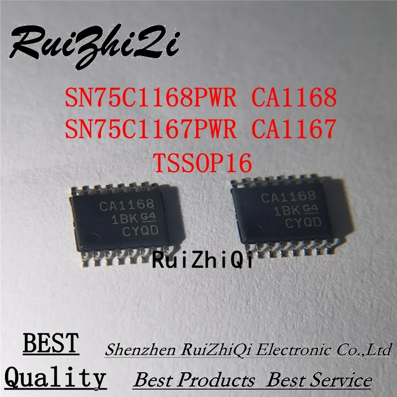 

NEW 5PCS/ LOT SN75C1168PWR CA1168 SN75C1167PWR CA1167 TSSOP16 IN STOCK