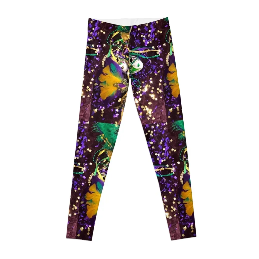 

Madi Gras Carnival VII Leggings Women's gym Women's sports Clothing fitness for fitness Womens Leggings