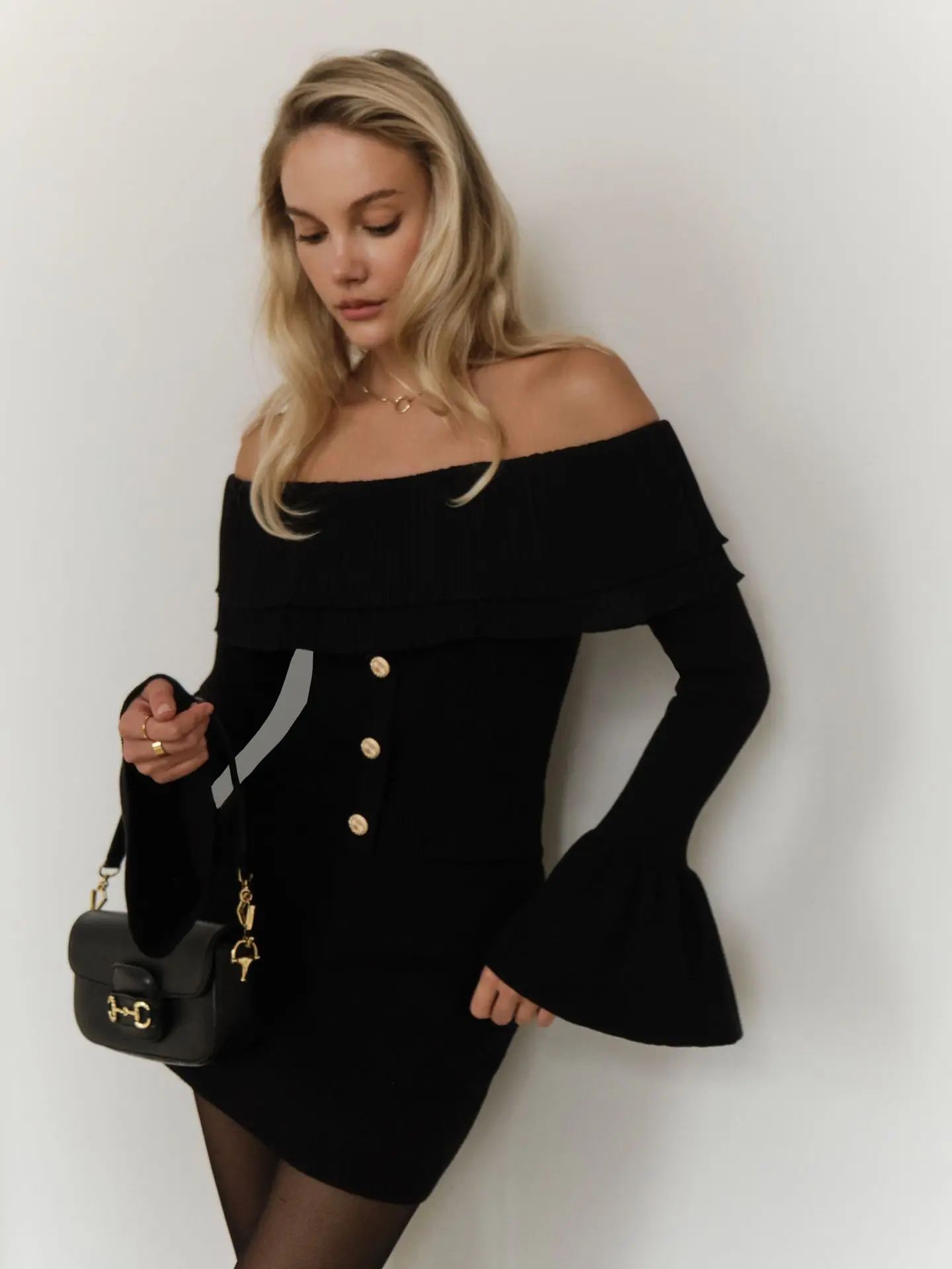 Knit Backless Sweater Pullover Female Patchwork Ribbed Off-Shoulder Slim Fashion Y2k Autumn Top Women's Knitwear Pullover