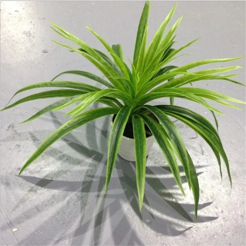 Artificial Chlorophytum Branches - Indoor Decorative Plastic Plants for Home Decor (Pot Not Included)