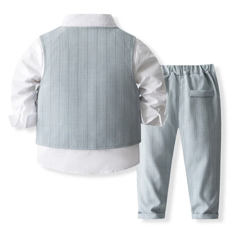 Vest Suit for Boys Baby Boy Clothes Performance Suit for Babies Kid Clothes Boy Drsss Cloth Boys Baby Cloth ملابس اطفال