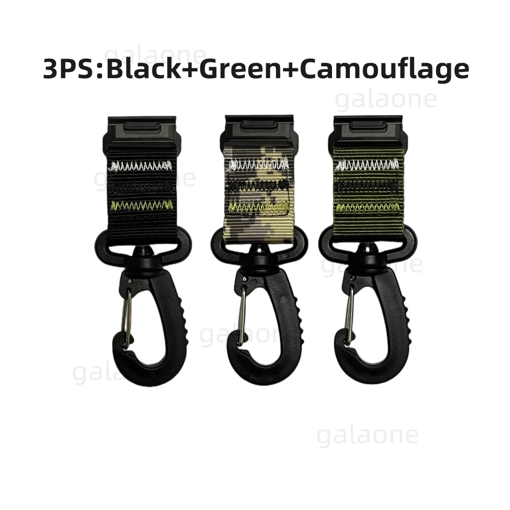 カラビナ用26mmクイックリリースキーホルダー,バックルとクリップ付き