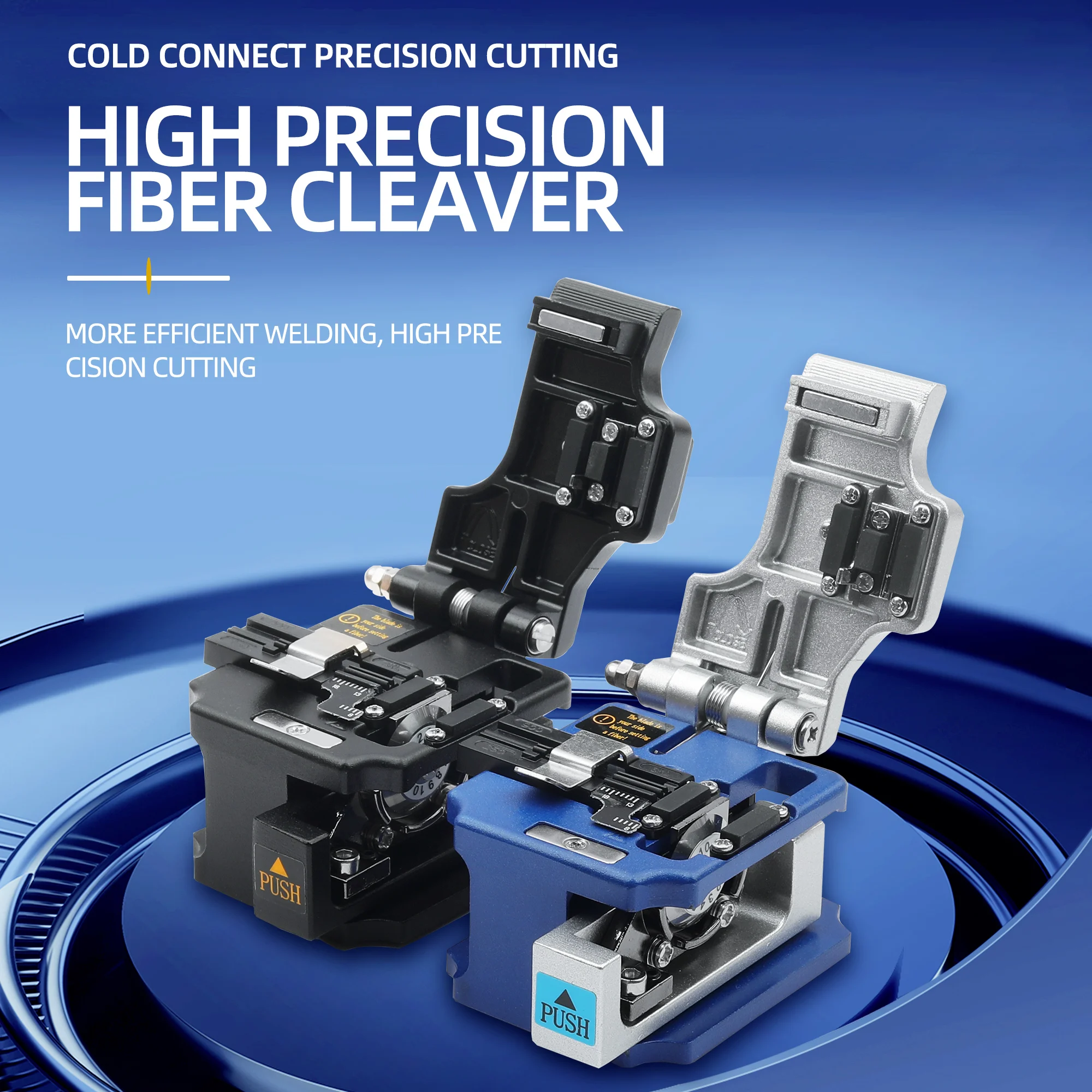 

High precision SKL-8A ftth fiber optic tool kit with fiber cleaver