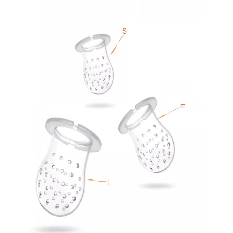 

Baby pacifier fruit and vegetable mesh bag Tritan silicone three sizes replacement easy sucking supplement nutrition