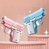 3D Printed Model Gravity Straight Jump Mini Toy Carrot Gun Non-firing Bullet Radish Toy Gun Kid Stress Relief Toy 5