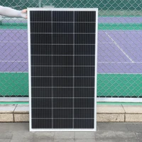 Panneau solaire photovoltaïque 200w 150w 80w, verre trempé rigide, chargeur de batterie 12v, camping-car monocristallin, maison, RV, toit de bateau 5