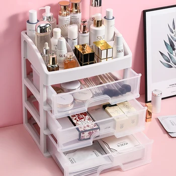 Make Up Case Jewelry Container Cosmetic Storage Box Makeup Organizer Drawers Jewellery Organizer Makeup Brush Holder