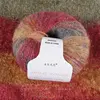 30g Rainbow Long Dyed Mohair Yarn, 30g Hand Knitted Crochet, Spring/summer Shawl Scarf Jacket Thread 4