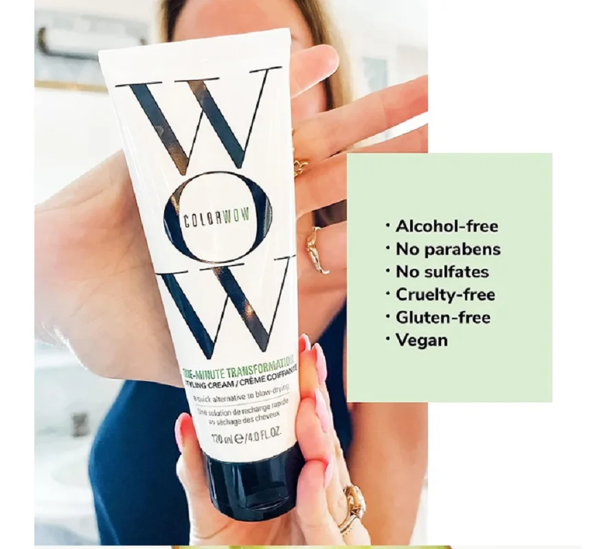 Description Picture 5 of item5PCS COLOR WOW Hair Styling Cream Anti-frizz Hair Moisturizing Cream Hair Styling Nourishing Care Smooth and Repair Hair 120ml