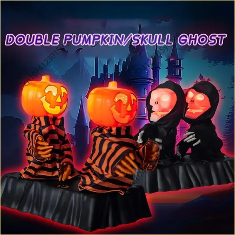 Voice Activated Halloween Decoration Pumpkin Ghost Toy
