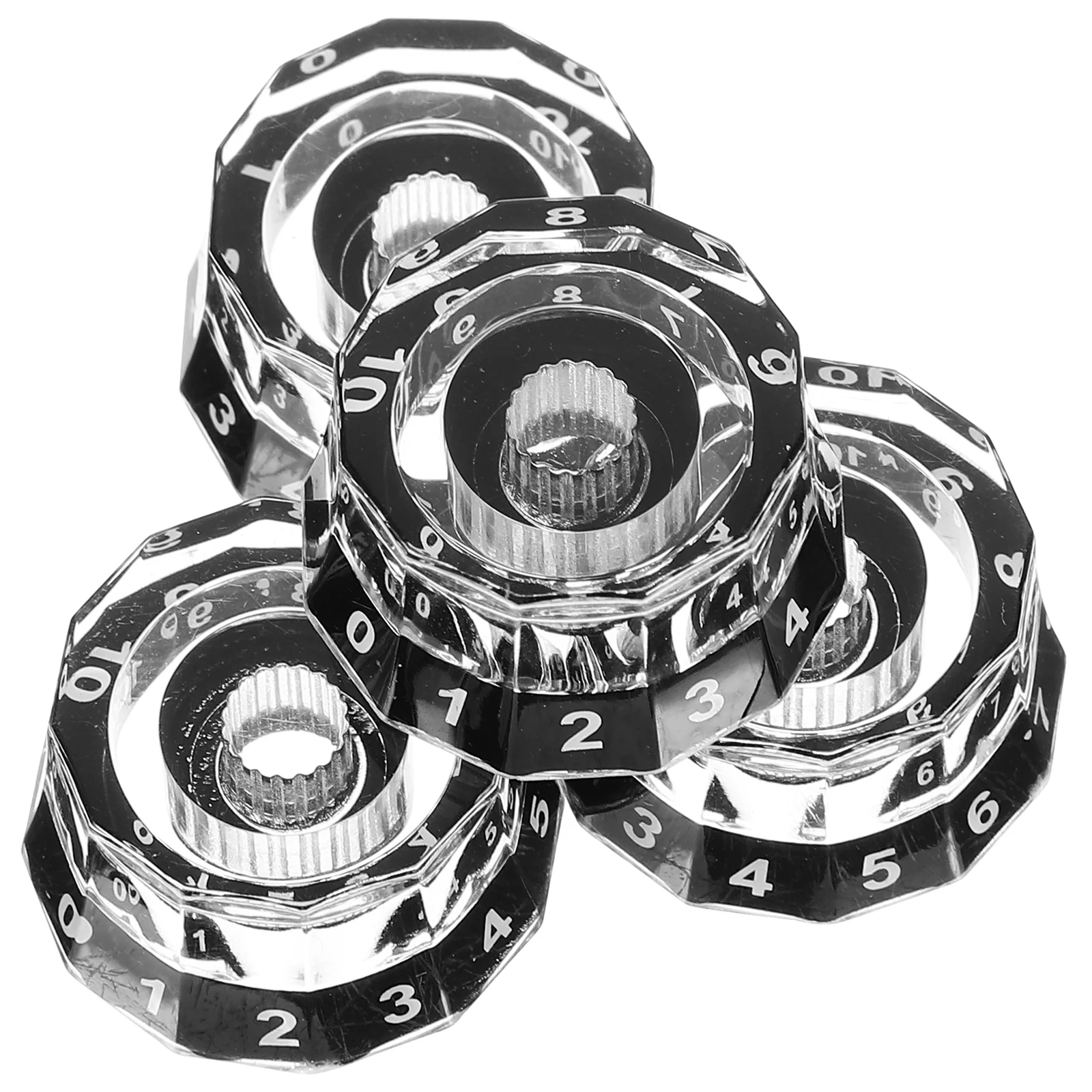 

4 pcs Guitar Volume Control Knobs Electric Guitar Volume Knobs Replacement Guitar Volume Knobs