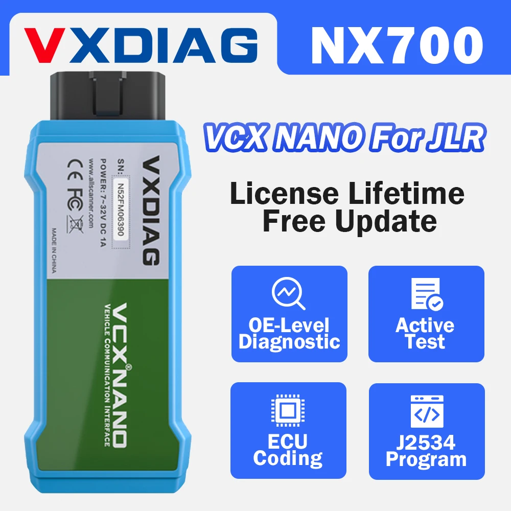 VXDIAGForJLRSDDCarAccessoriesWifiOBD2CodeScannerProgramming