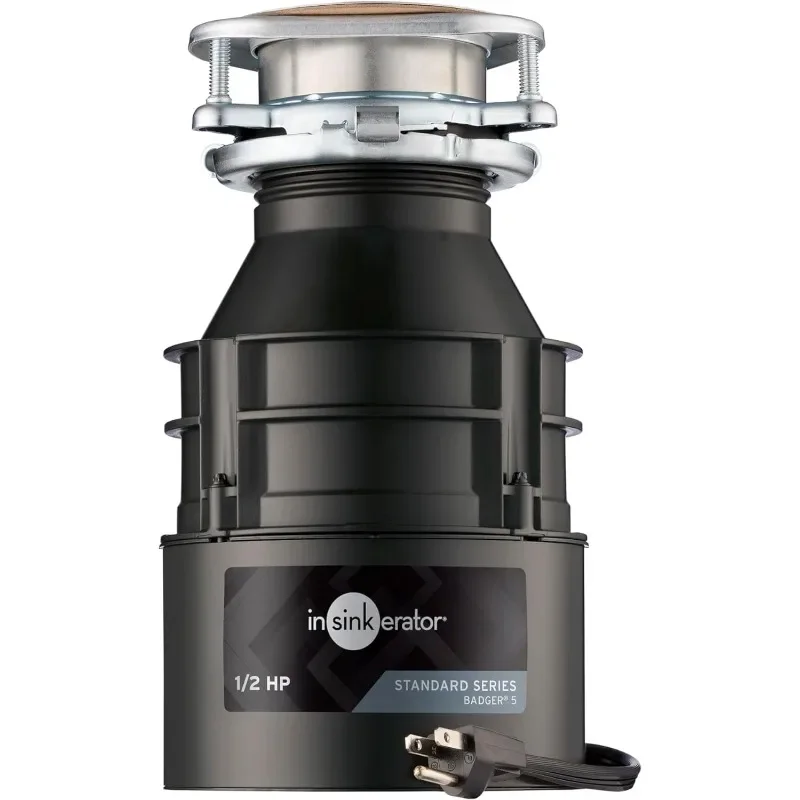 InSinkErator Badger 5 Garbage Disposal Power Cord Standard Series 1/2 HP Continuous Feed Food Waste Disposer Badger 5 W/C