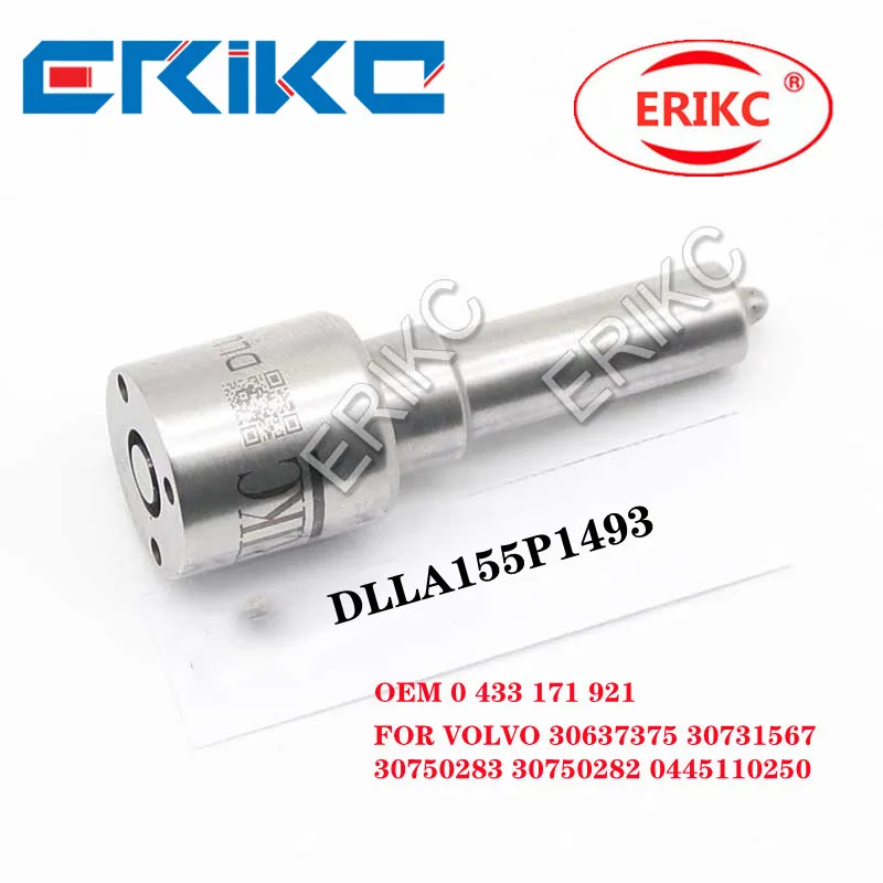 

ERIKC DLLA155P1493 Injector Common Rail Nozzle DLLA 155P 1493 OEM 0 433 171 921 FOR 30750283 30750282 0445110250