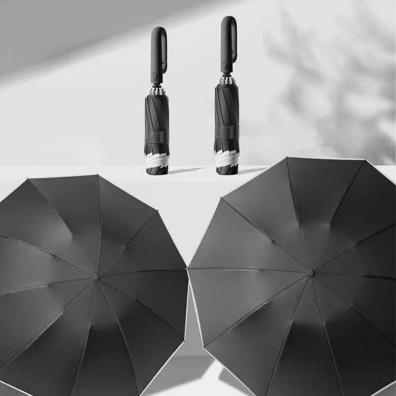 Windproof Umbrella Xiaomi 107CM Reinforced Automatic Folding Large Buckle Handle Wind Water Sun Resistant