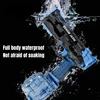 Sensor Lights Ice Burst Electric Water Gun for Kids Summer Outdoor Beach Pool Toys Children Simulated Flame Automatic Waterguns 5