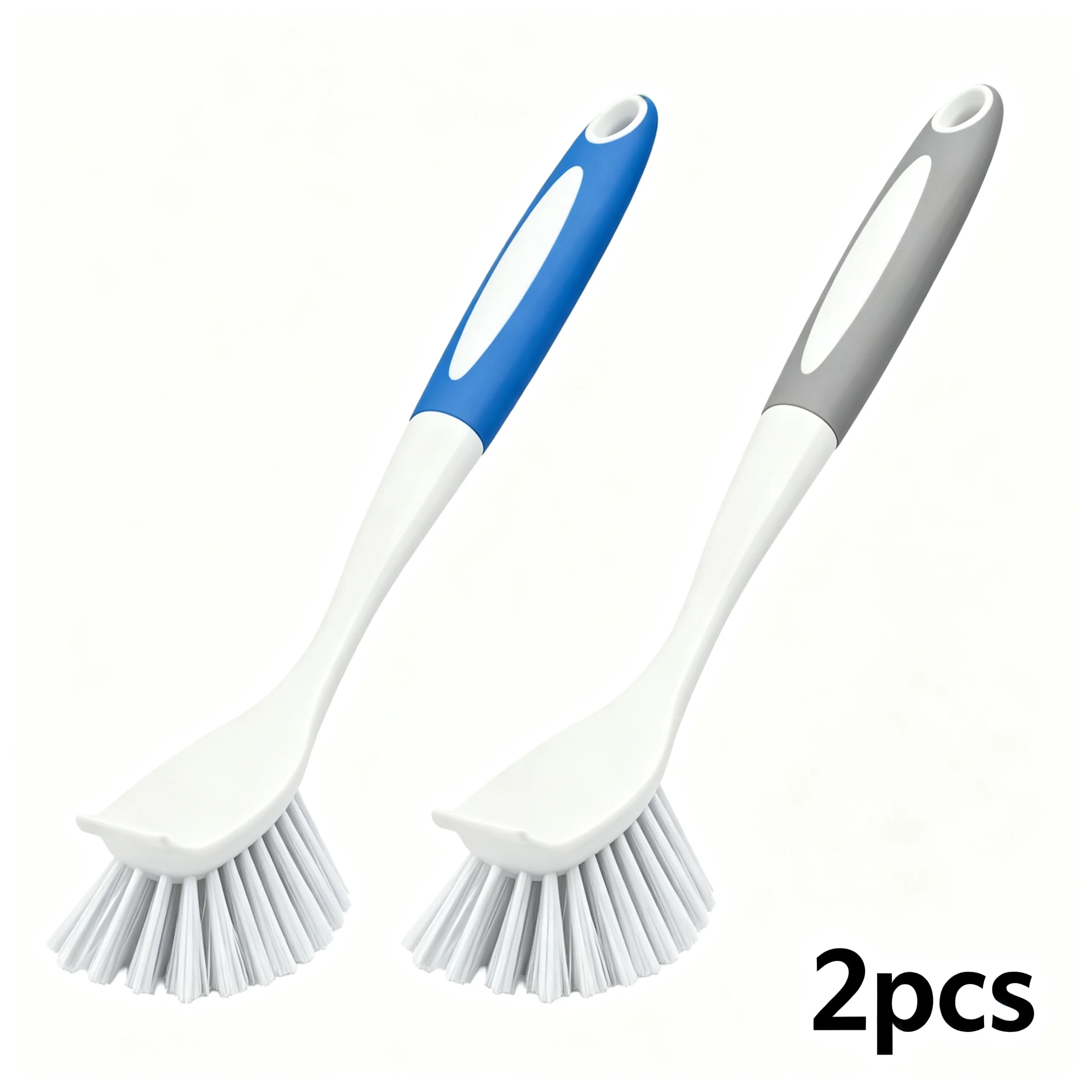 Premium Kitchen Dish Scrubber Brush with Stiff Bristles and Ergonomic Handle