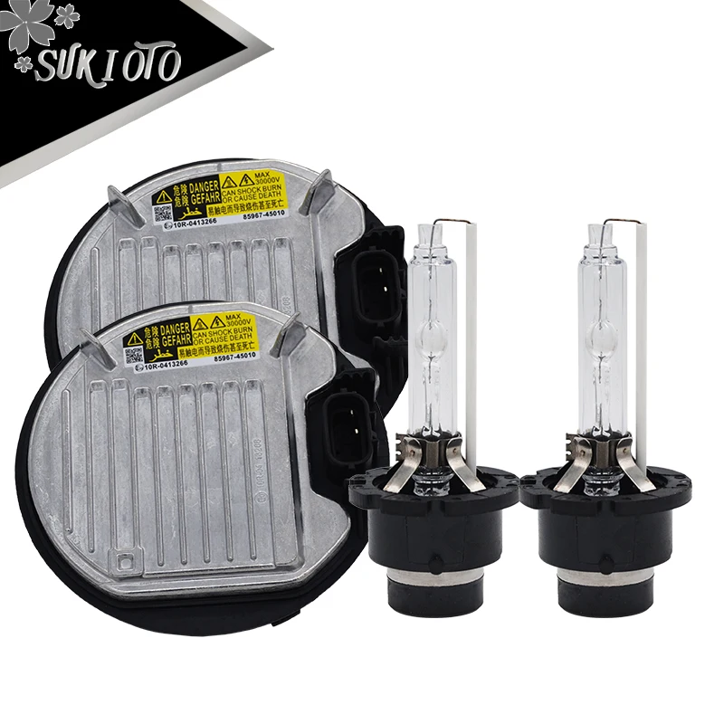 

SUKIOTO Original 35W 55W Xenon D2S D2R D4S D4R HID Headlight Bulb Ballast Kit For Toyota Lexus 85967-45010 8596702010 8110775020