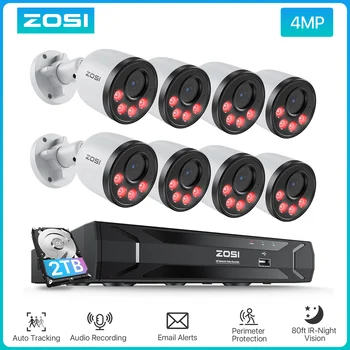 ZOSI 8CH PoE Security Camera System 1