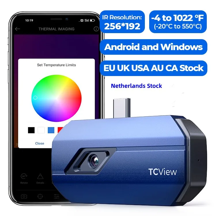 Topdon Tc001 Mini Termocamera Per La Caccia Con Termocamera A Infrarossi Ad Alta Soluzione Per Android