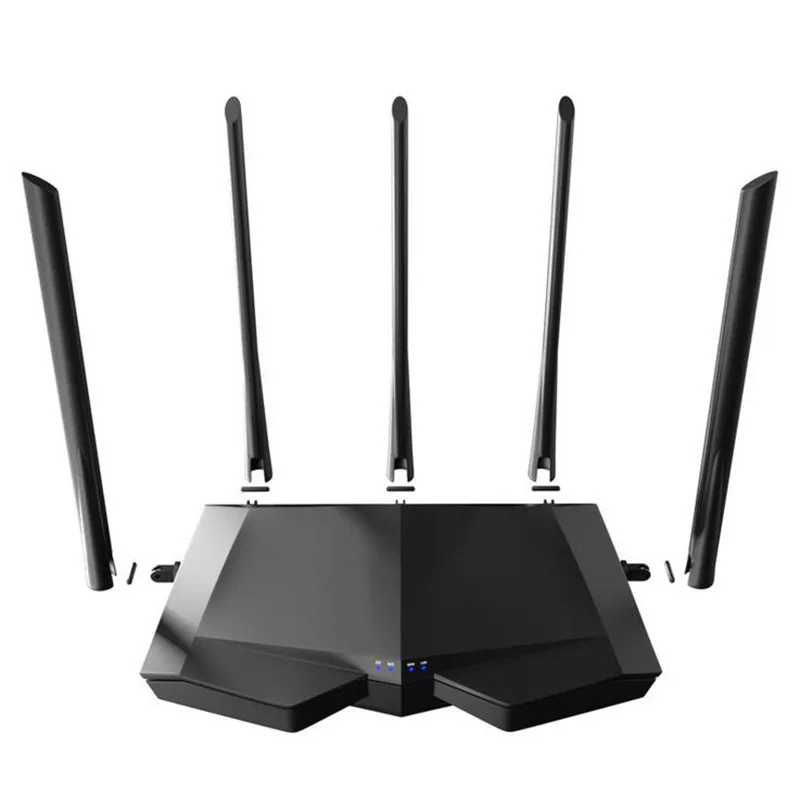 Tenda Ac7 Wireless Wifi 5g Router 11ac 2.4ghz 5ghz 1*wan+3*lan Ports 5*6dbi  Antennas Smart App Manage - Routers - AliExpress