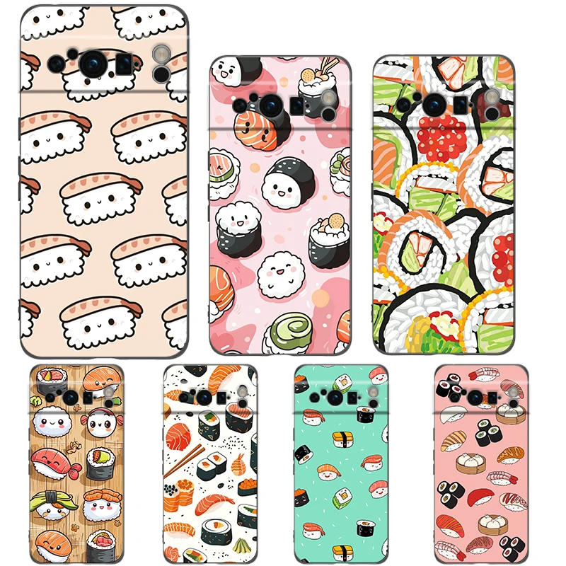 Cute Cartoon Sushi Soft TPU Phone Case Cover
