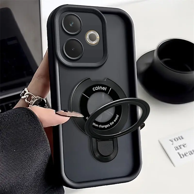 Universal 3D Holder Stand Soft Silicone TPU Phone Case