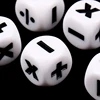 6pcs Addition Subtraction Multiplication Division Symbol Dice Operation Props 5