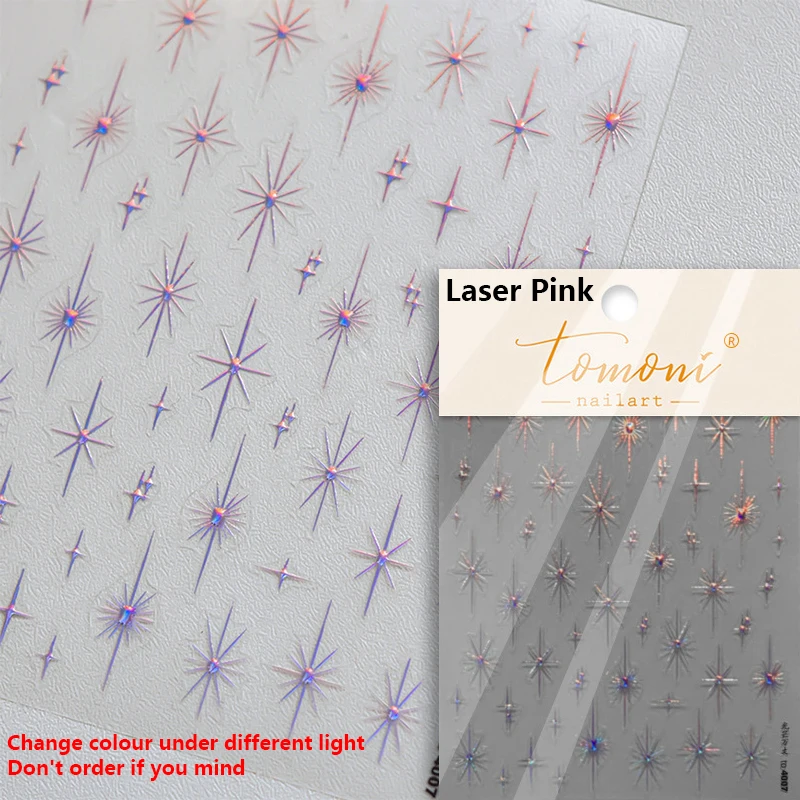 Elegant Starlight Glitter Rhinestone Nail Art Stickers