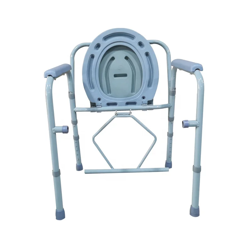 Chinese Manufacturer Aluminum Folding Commode Toilet Chair For Elderly 5