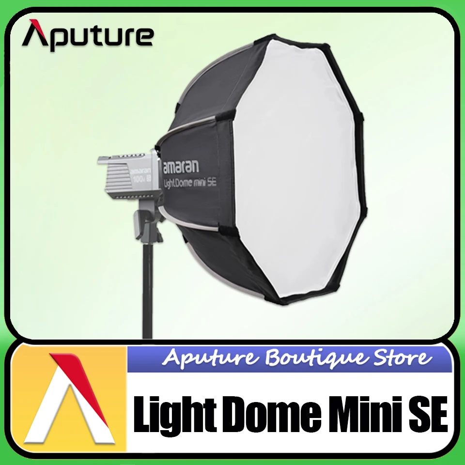 

Aputure Amaran Light Dome Mini SE Quick Setup Compact Octagonal Deep Parabolic Softbox with Bowens Mount for 150c 300c COB 60x