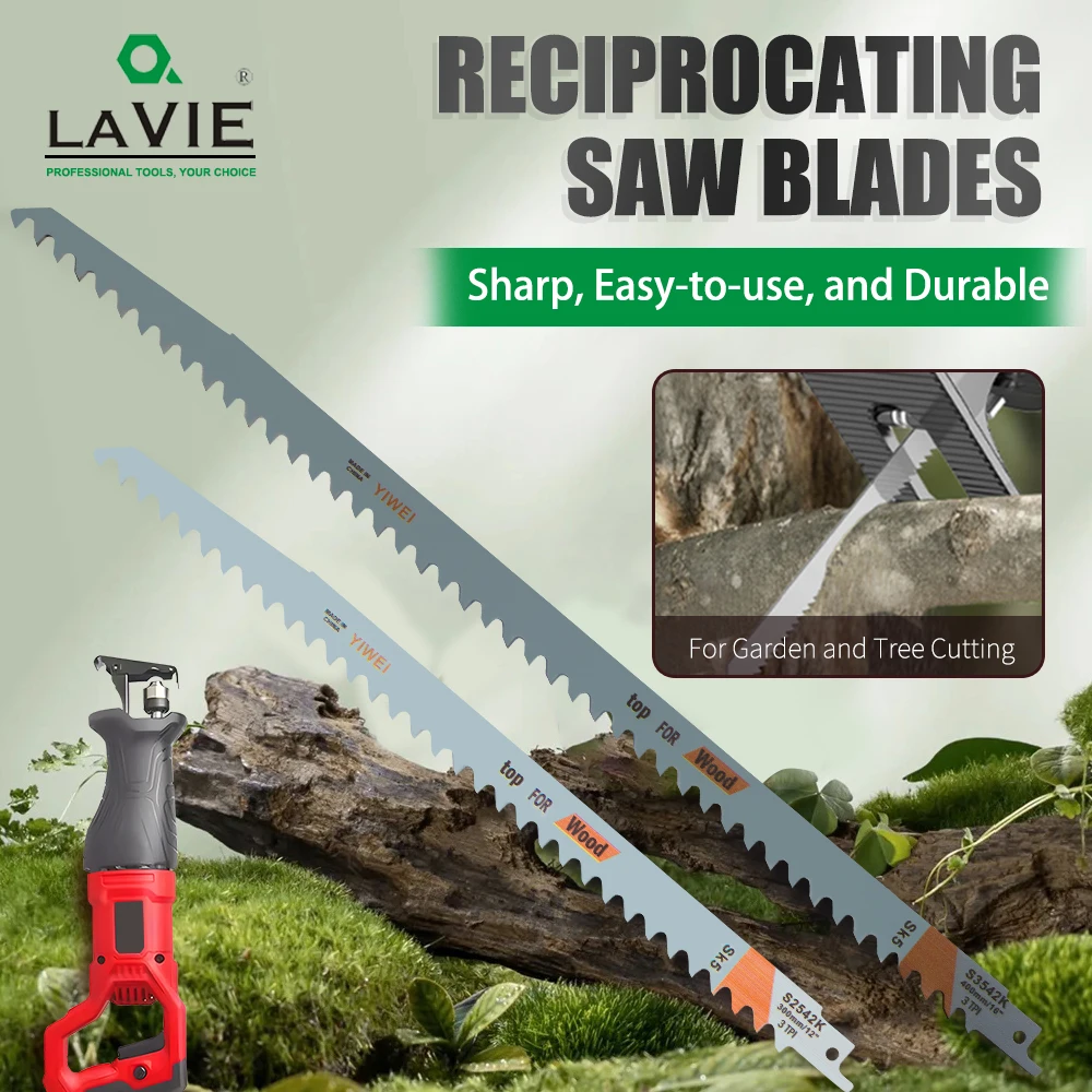 LAVIE Säbelsägeblätter S3542 S2542 Sägeblatt zum Schneiden von Holz, Metall, Renovator, Elektrowerkzeuge, Zubehör