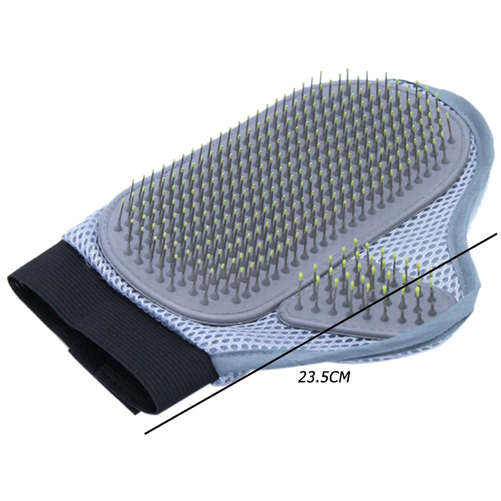 Dog Grooming Gloves Soft Bristles Deshedding