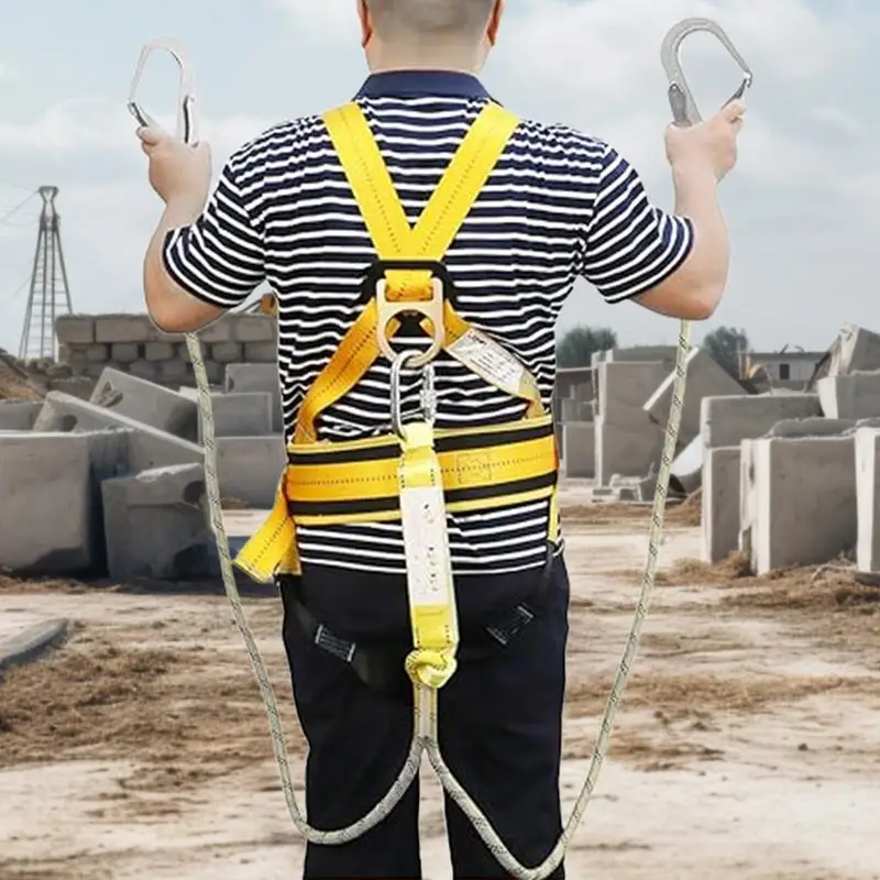 5-point High Altitude Work Safety Harness Anti-Fall Safety Belt Full-Body Belt Tree Climbing Mountaineering