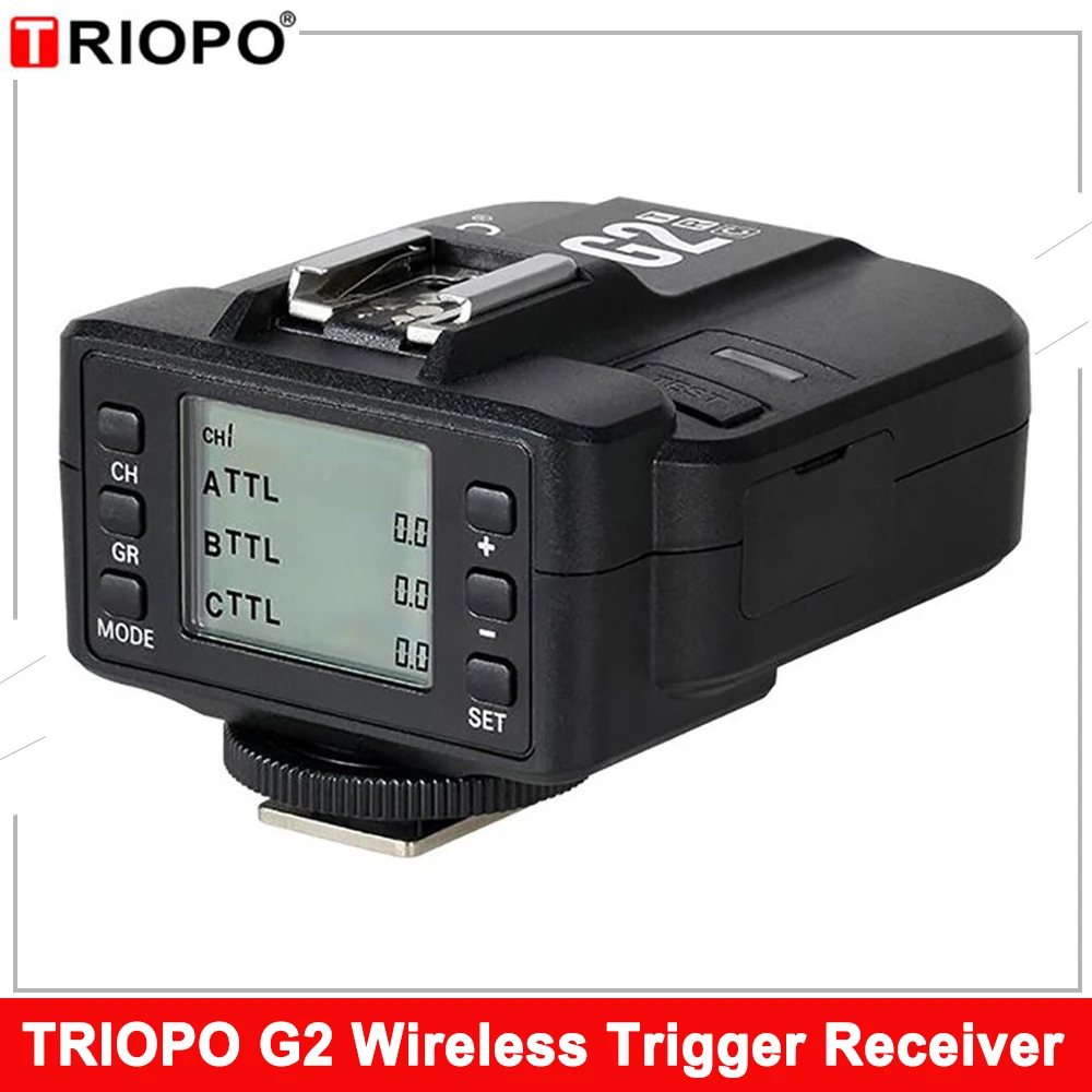 TRIOPO 2.4G Wireless Flash Trigger Receiver Suitable For TRIOPO TR-982 II R1 G1800 TR-950 II F1-200 Flash