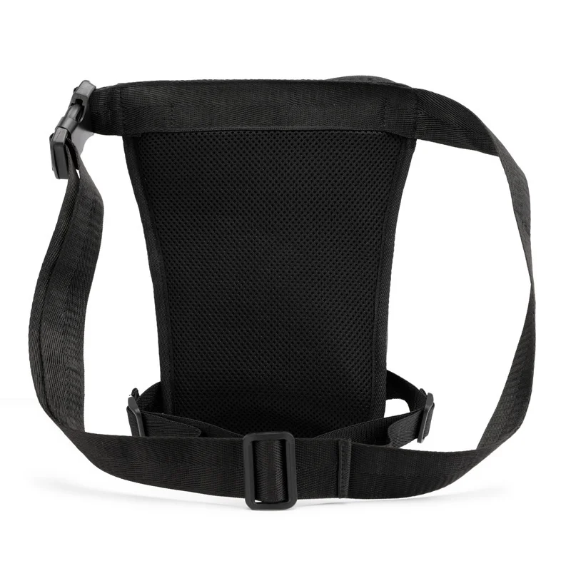 New Nylon Men Drop Leg Bag marsupio moto Riding Casual Shoulder Cross Body coscia maschile Hip Belt marsupio Cafe Racer - immagine 5